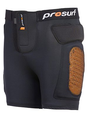Превью  Защитные шорты PROSURF Protection Short Full Black (PS04)